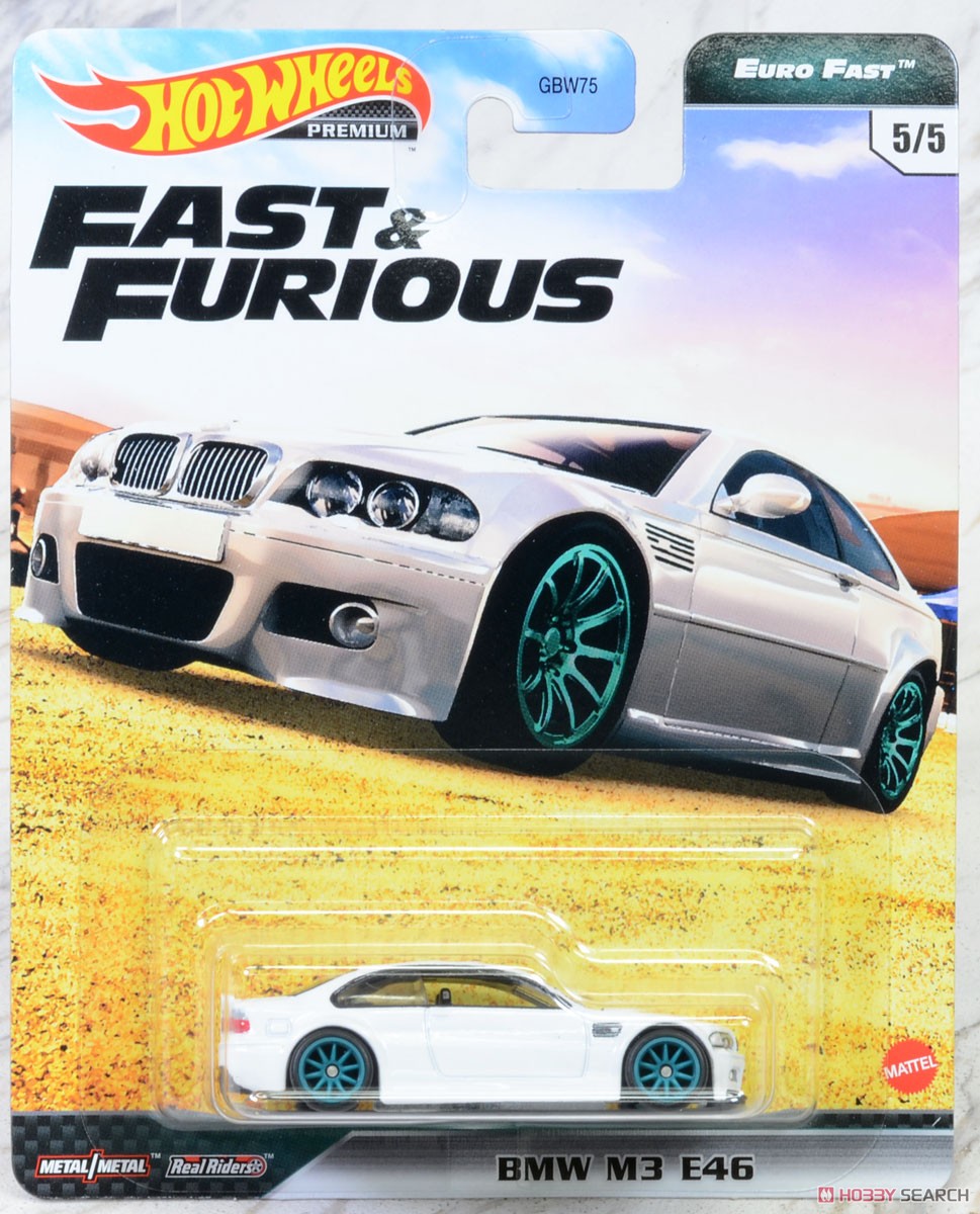 Hot Wheels The Fast and the Furious Premium Assorted Fast Euro 986K (Set of 10) (Toy) Package5