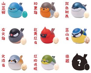 空想造物 ピヨピヨ小鳥ちゃんシリーズ 第2弾 世界の小鳥たち (9個セット) (完成品)