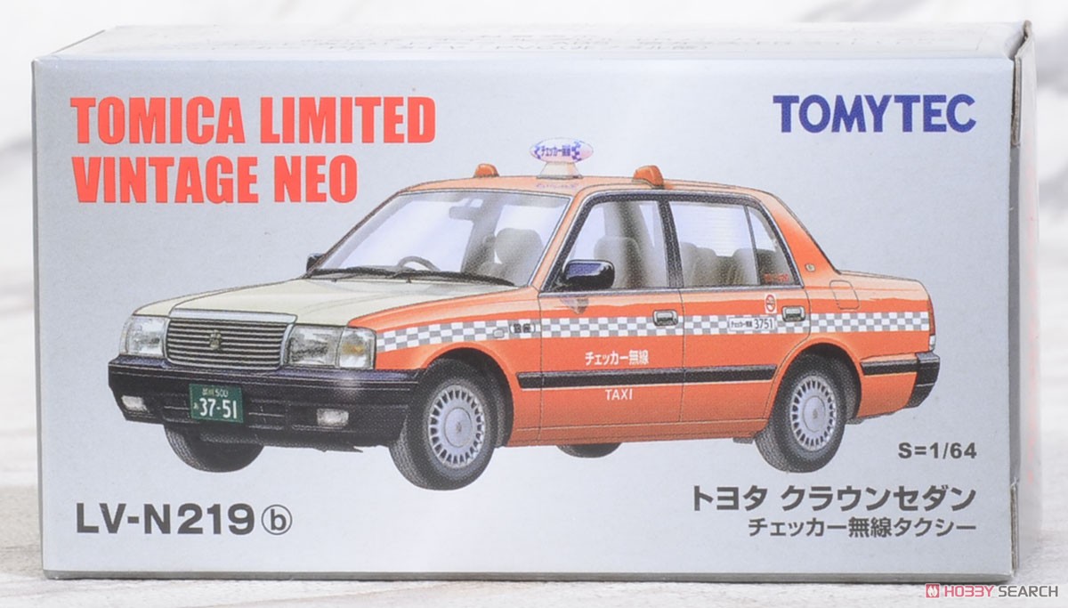 TLV-N219b トヨタ クラウンセダン (チェッカーキャブ) (ミニカー) パッケージ1