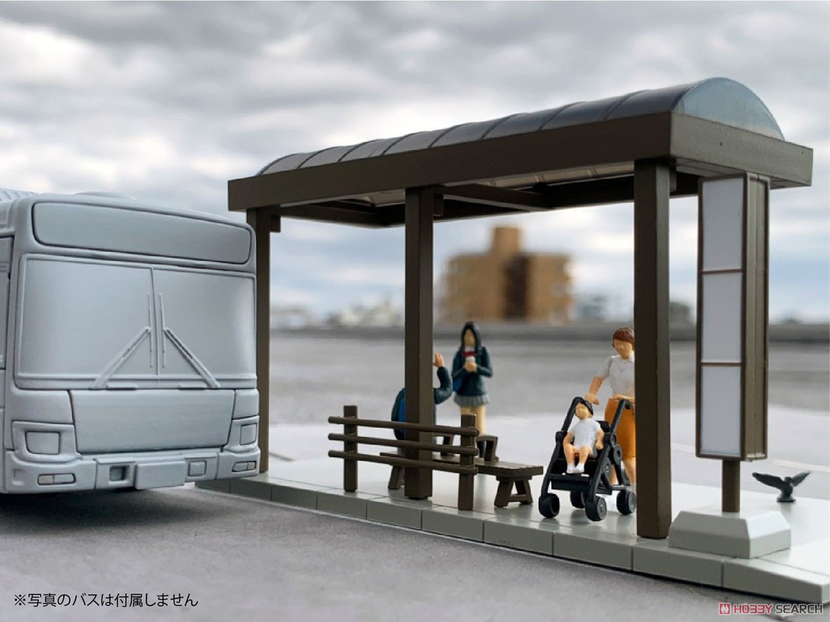 Diorama Collection64 #CarSnap05a Bus Stop (Diecast Car) Other picture3