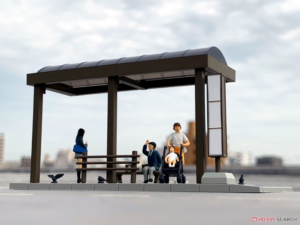 Diorama Collection64 #CarSnap05a Bus Stop (Diecast Car) Other picture7