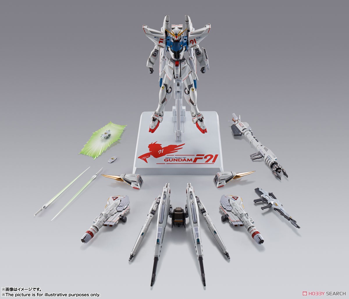 METAL BUILD ガンダムF91 CHRONICLE WHITE Ver. (完成品) 商品画像17