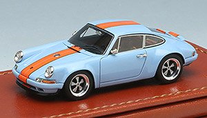 Singer 911 (964) Coupe ガルフブルー / オレンジストライプ (ミニカー)