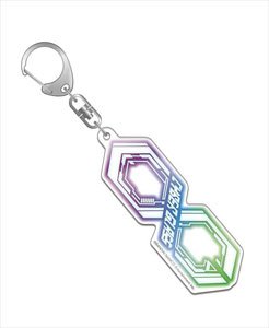 The Idolm@ster Cinderella Girls Unit Logo Big Acrylic Key Ring Cyber Glass (Anime Toy)