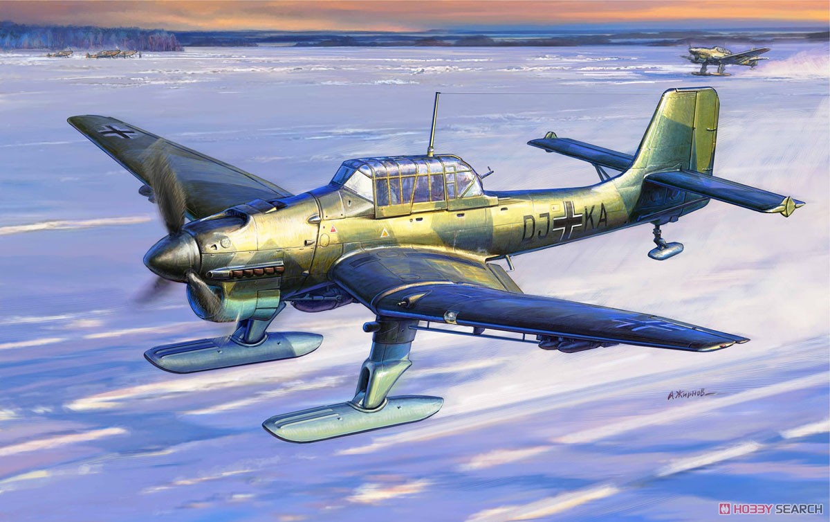 Ju-87 B-2/U4 スツーカ w/スキー (プラモデル) その他の画像3