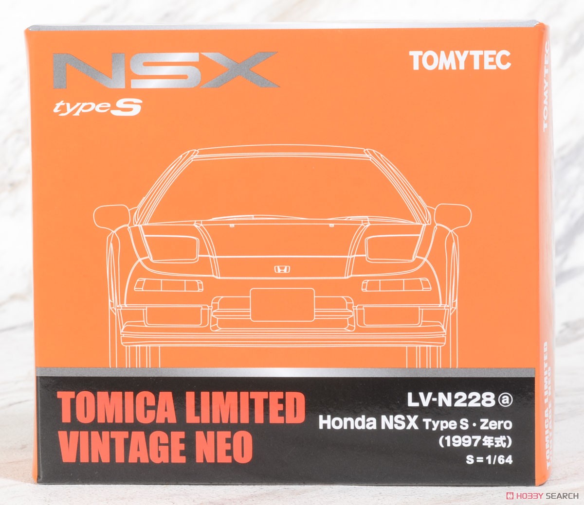 TLV-N228a ホンダ NSX TypeS-Zero (橙) (ミニカー) パッケージ1