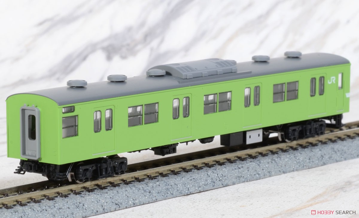 J.R. Commuter Train Series 103 (J.R. West, Black Sash, Olive Green) Standard Set (Basic 4-Car Set) (Model Train) Item picture4