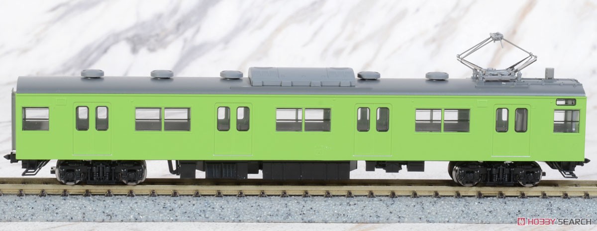J.R. Commuter Train Series 103 (J.R. West, Black Sash, Olive Green) Standard Set (Basic 4-Car Set) (Model Train) Item picture5