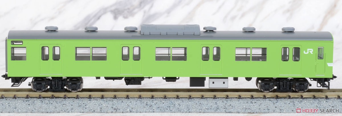 J.R. Commuter Train Series 103 (J.R. West, Black Sash, Olive Green) Standard Set (Basic 4-Car Set) (Model Train) Item picture7