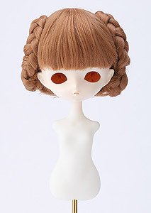 Harmonia Bloom Wig Series: Chignon Short Hair (Brown) (Fashion Doll)