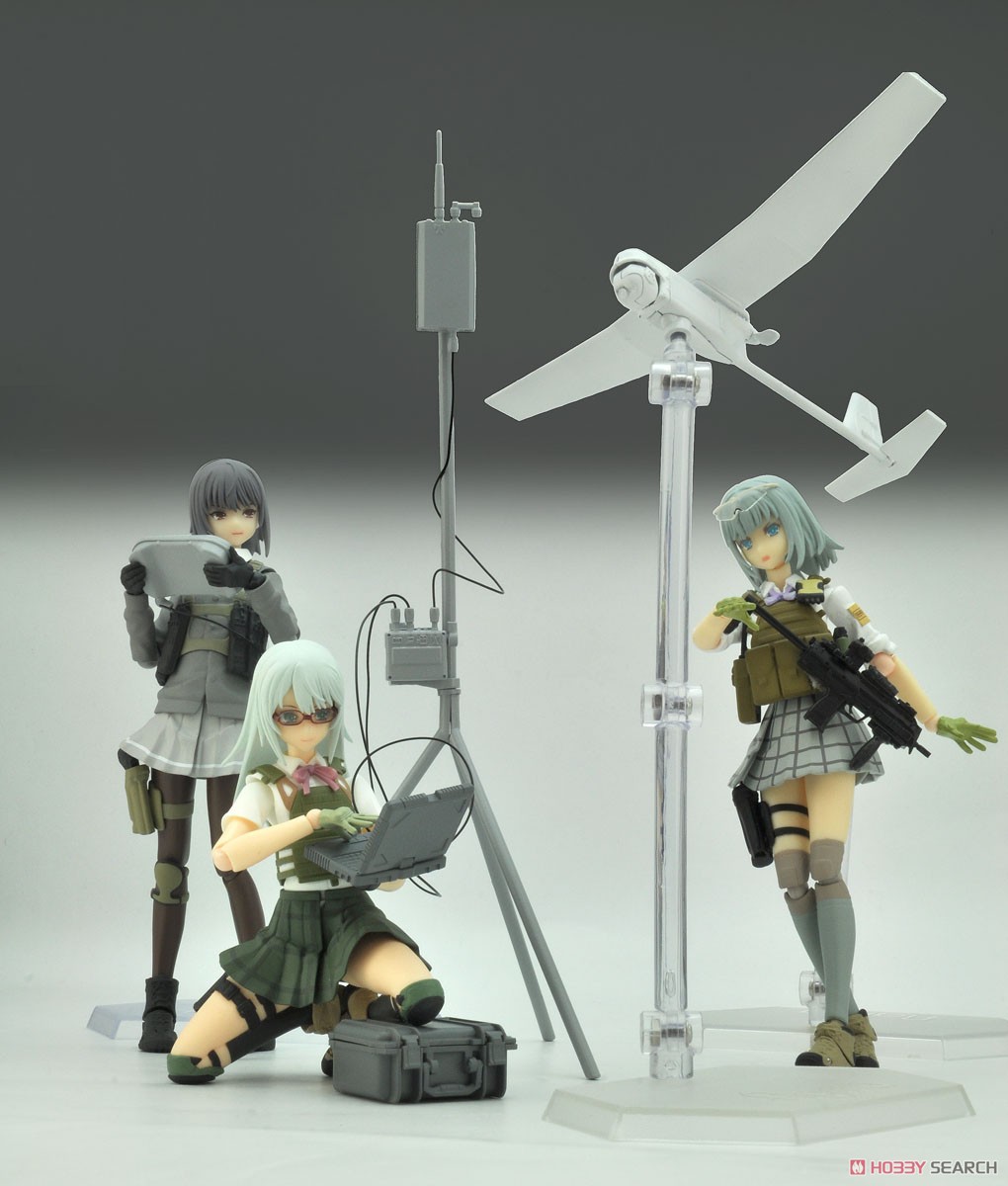 1/12 Little Armory (LD032) UAV 無人偵察機&機材セット (プラモデル) その他の画像2