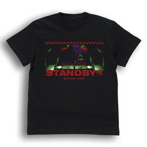 Evangelion Evangelion Unit 01 Standby T-Shirt Black XL (Anime Toy)