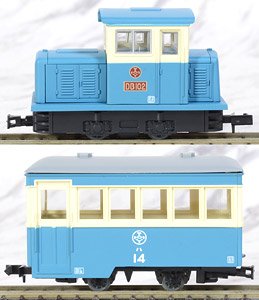 The Railway Collection Narrow Gauge 80 Nekoya Line DB102 + HA14 New Color (2-Car Set) (Model Train)