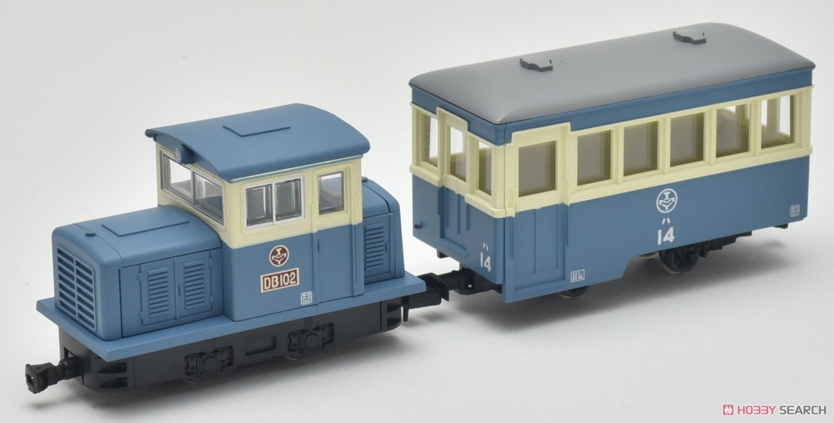 鉄道コレクション ナローゲージ80 猫屋線 DB102・ハ14新塗装 (2両セット) (鉄道模型) 商品画像8