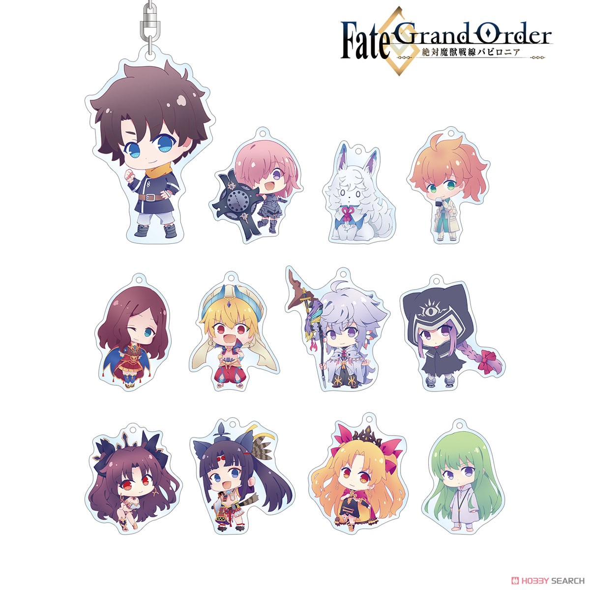Fate/Grand Order - Absolute Demon Battlefront: Babylonia Trading Chibi Chara Acrylic Key Ring (Set of 12) (Anime Toy) Item picture13