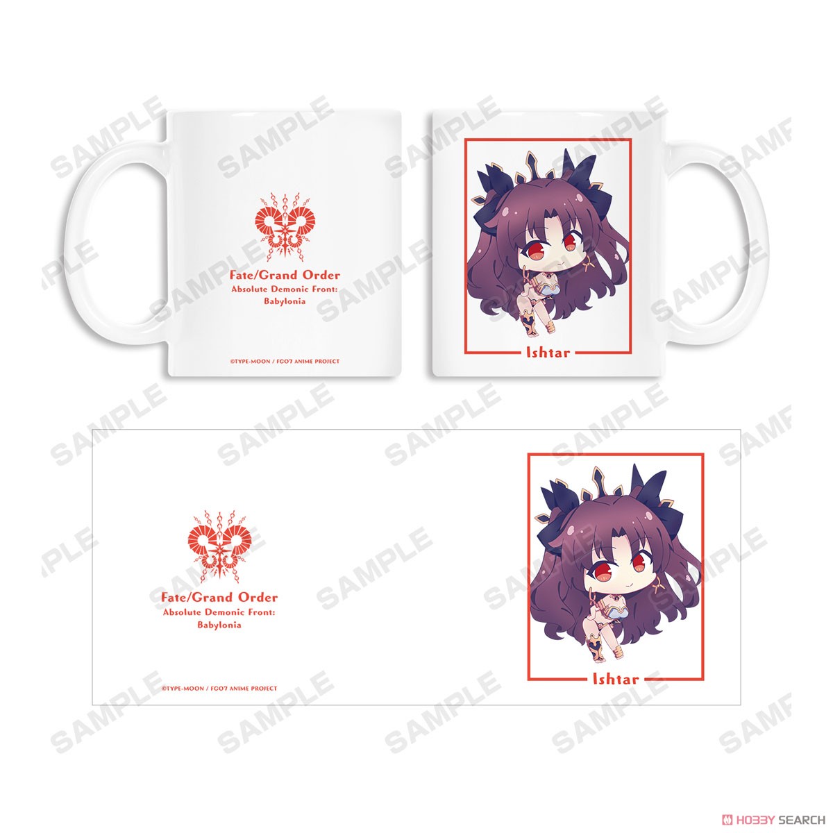 Fate/Grand Order - Absolute Demon Battlefront: Babylonia Ishtar Chibi Chara Mug Cup (Anime Toy) Item picture3