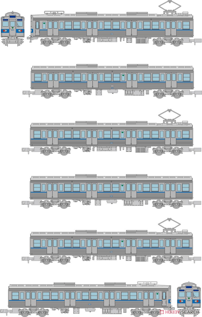 鉄道コレクション 東京都交通局 6000形 (分散冷房車) 三田線 (6両セット) (鉄道模型) その他の画像1