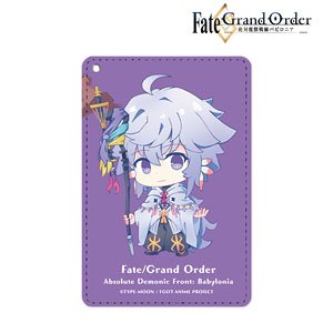 Fate/Grand Order - Absolute Demon Battlefront: Babylonia Merlin Chibi Chara 1 Pocket Pass Case (Anime Toy)