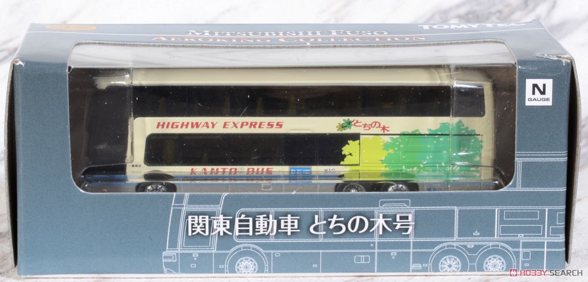 ザ・バスコレクション 三菱ふそうエアロキングコレクション 関東自動車 とちの木号 (鉄道模型) パッケージ1