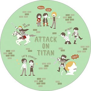 Attack on Titan Cushion (Yuru Palette) (Anime Toy)