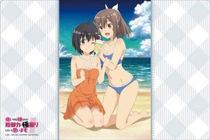 Bushiroad Rubber Mat Collection Vol.797 Bofuri: I Don`t Want to Get Hurt, so I`ll Max Out My Defense. [Maple & Sally] Swimwear Ver. (Card Supplies)
