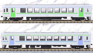 J.R. Hokkaido Type KIHA150-0 Asahikawa (J.R. Hokkaido Color + Furano Line Color) Two Car Formation Set (w/Motor) (2-Car Set) (Pre-colored Completed) (Model Train)