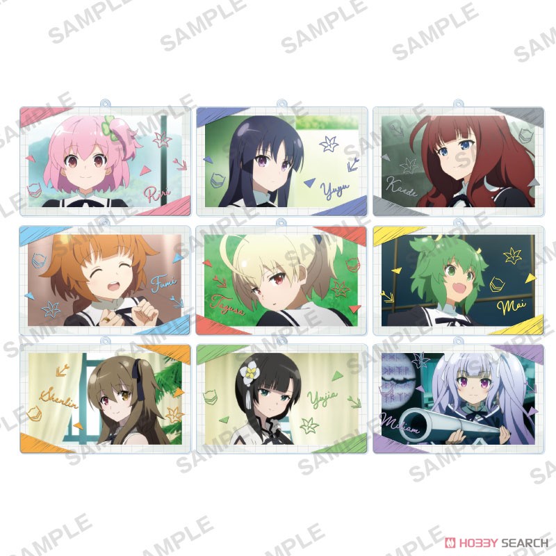 Assault Lily Bouquet Chararium Photo Acrylic Key Ring (Set of 9) (Anime Toy) Item picture1