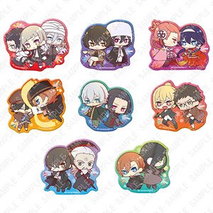Bungo Stray Dogs Clear Clip Badge Versus (Set of 8) (Anime Toy)