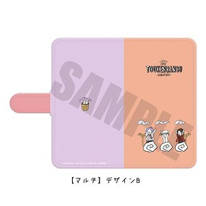 Zoku [Touken Ranbu: Hanamaru] Notebook Type Smart Phone Case (Multi L) PlayP-FB Kasen Kanesada/Monoyoshi Sadamune/Kashu Kiyomitsu (Anime Toy)