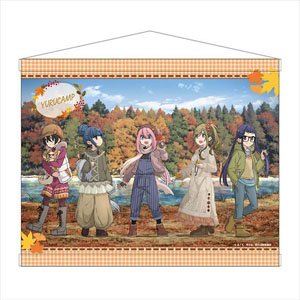 Yurucamp Momiji Camp B2 Tapestry Assembly (Anime Toy)