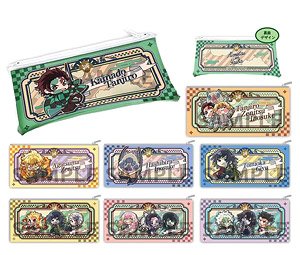 Pita! Deformed Demon Slayer: Kimetsu no Yaiba Clear Pouch Collection (Set of 8) (Anime Toy)