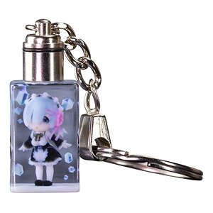 [Re:Zero -Starting Life in Another World-] [Rem] Full Color 3D Crystal Key Ring (Anime Toy)