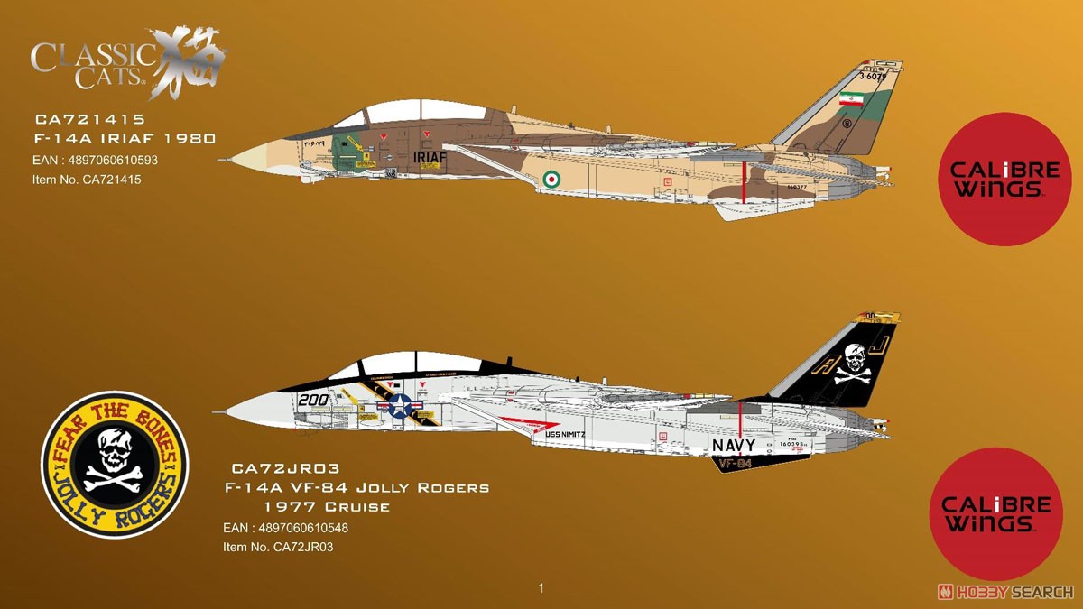 F-14A VF-84 Jolly Rogers AJ200 No.160393 ニミッツ 1977 (完成品飛行機) その他の画像1