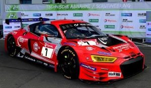 Audi R8 LMS GT3 No.7 Car Collection Motorsport 2nd Pro-AM class 24H Nurburgring 2020 M.Dontje (ミニカー)