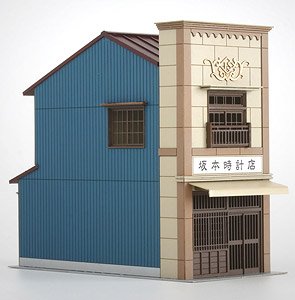 (HO) 看板建築シリーズ(3) 「3軒続きの看板建築 Aタイプ」 [1/87・未塗装] (組み立てキット) (鉄道模型)