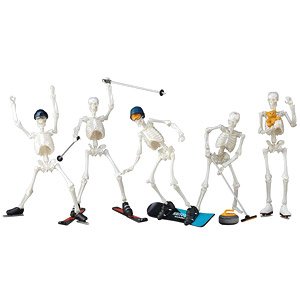 miniQ Miniature Cube Dokuroman Plus Winter Sports (Set of 8) (Shokugan)