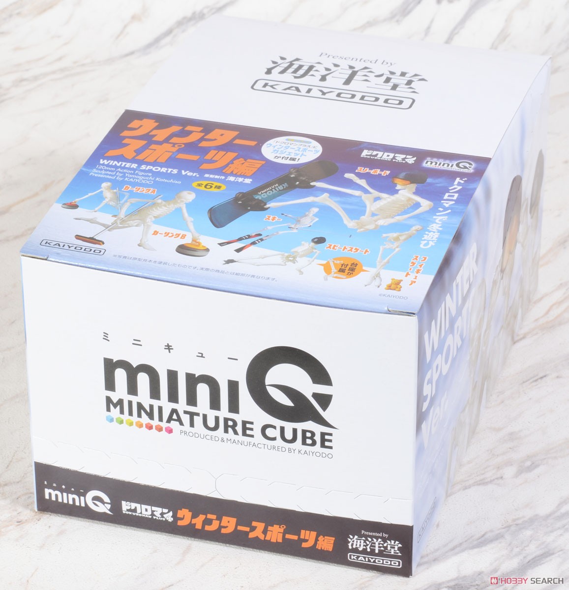miniQ Miniature Cube Dokuroman Plus Winter Sports (Set of 8) (Shokugan) Package1