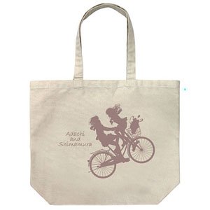 Adachi and Shimamura Large Tote Bag Natural (Anime Toy)