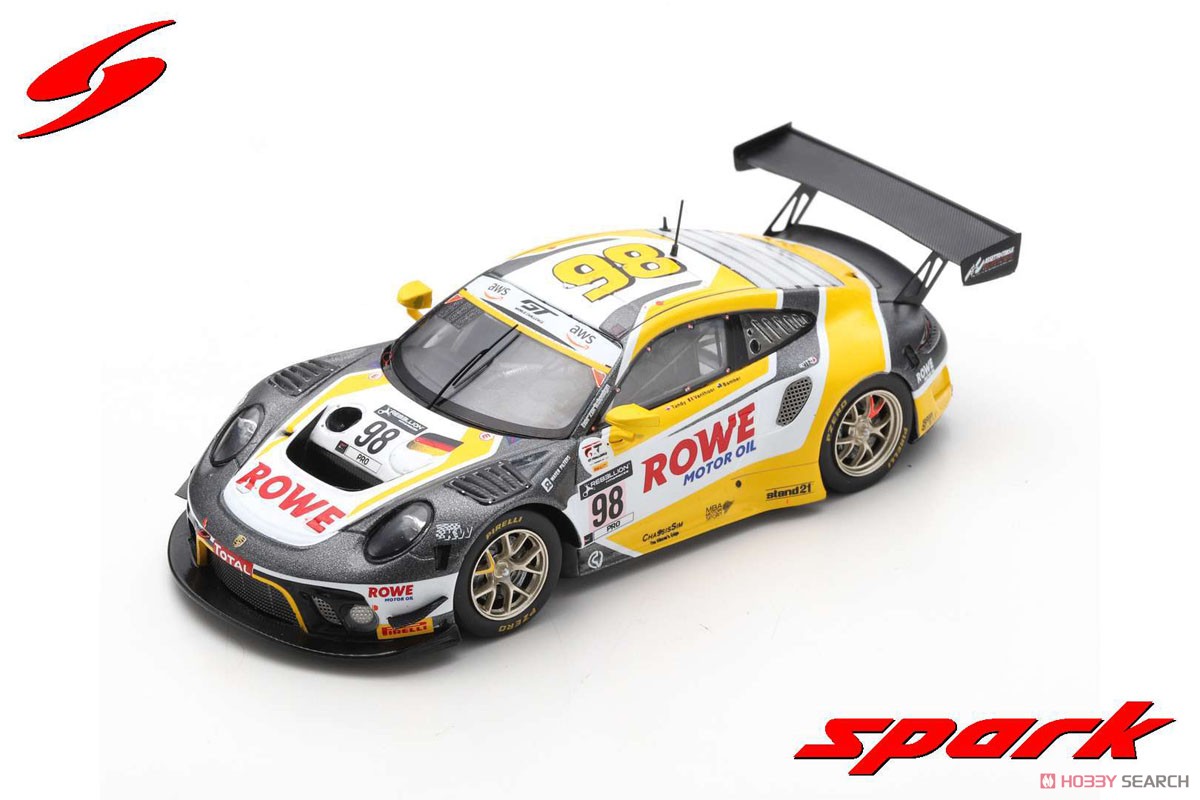 Porsche 911 GT3 R No.98 ROWE Racing Winner 24H Spa 2020 L.Vanthoor N.Tandy E.Bamber (ミニカー) 商品画像1