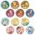Hatsune Miku x Rascal 2020 Summer Large Can Badge Collection (Set of 12) (Anime Toy) Item picture1