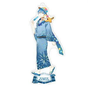 Hatsune Miku x Rascal 2020 Summer w/Stand Acrylic Key Ring Kaito (Anime Toy)