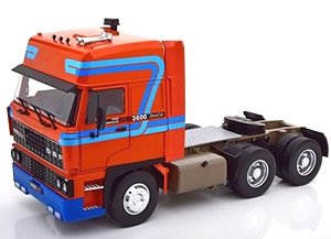 DAF 3600 Space Cab 1986 orange/blue (ミニカー)