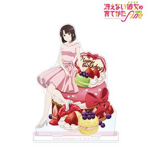 Saekano: How to Raise a Boring Girlfriend Fine [Especially Illustrated] Megumi Kato Birthday Ver. Big Acrylic Stand (Anime Toy)
