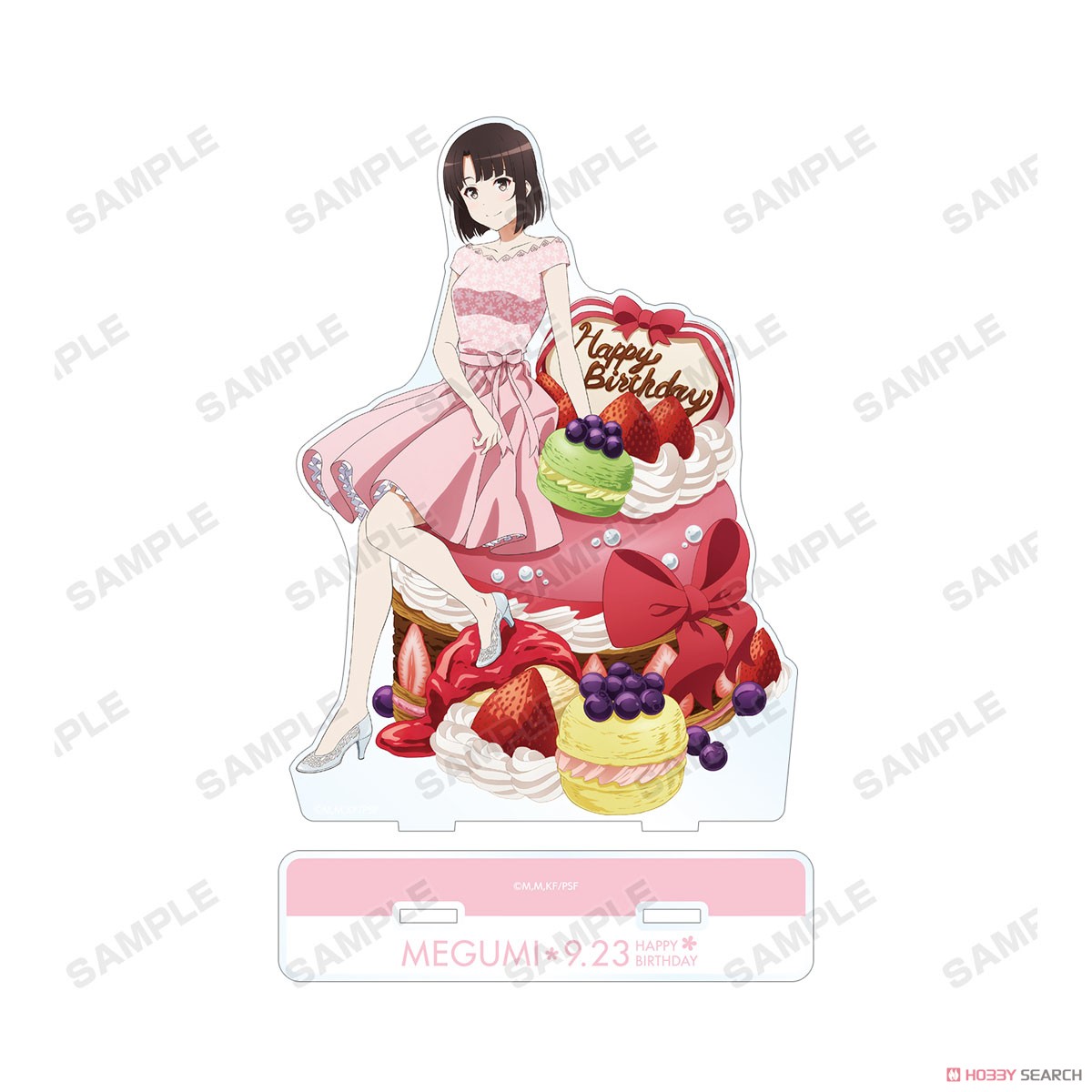 Saekano: How to Raise a Boring Girlfriend Fine [Especially Illustrated] Megumi Kato Birthday Ver. Big Acrylic Stand (Anime Toy) Item picture2