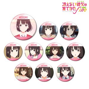 Saekano: How to Raise a Boring Girlfriend Fine Trading Megumi Kato Can Badge (Set of 10) (Anime Toy)