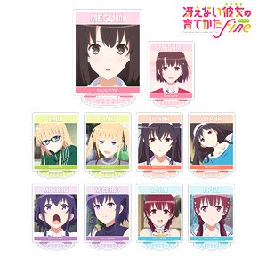 Saekano: How to Raise a Boring Girlfriend Fine Trading Scene Picture Acrylic Stand (Set of 10) (Anime Toy)