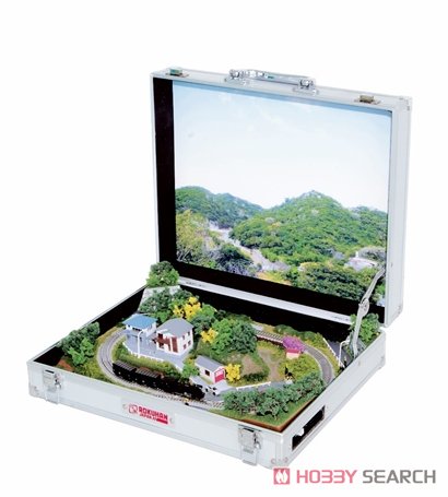 (Z) ミニトランクレイアウト ＜高台タイプ＞ (塗装済み完成品) (鉄道模型) その他の画像2