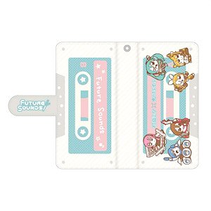 Hatsune Miku x Bukubu Okawa Notebook Type Smartphone Case (Anime Toy)