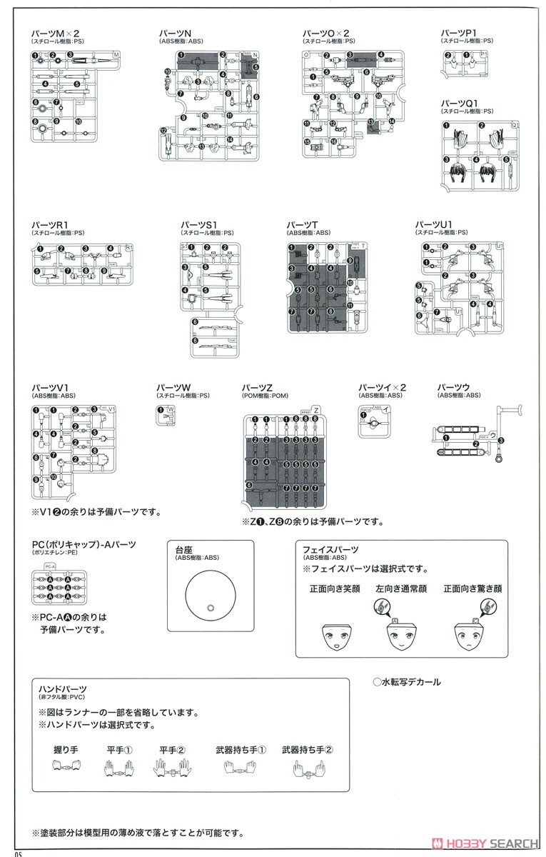 Megami Device Collaboration Baselard Animation Ver. (Plastic model) Assembly guide17