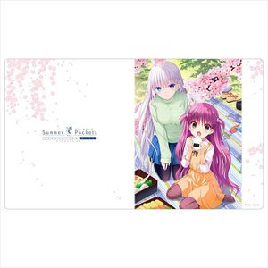 [Summer Pockets Reflection Blue] Rubber Mat (Shiroha & Umi/Cherry-blossom Viewing) (Card Supplies)
